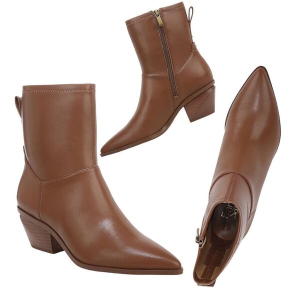 Franco Sarto Women's L-Sammi Ankle Booties in the Size 9.5M in Siena Bro… - Picture 2 of 14